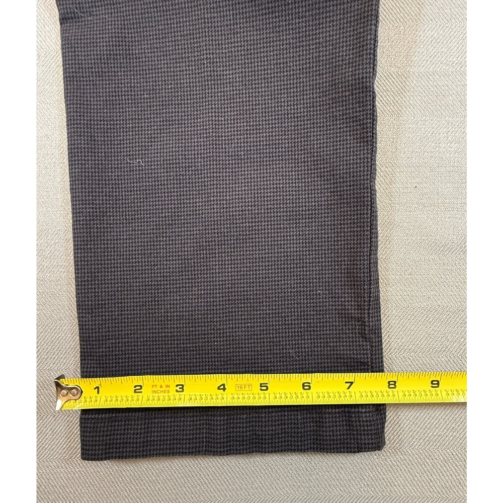 Gloria Vanderbilt Amanda Straight Leg Black White Houndstooth Size 12 Missy 1478 - Picture 8 of 9